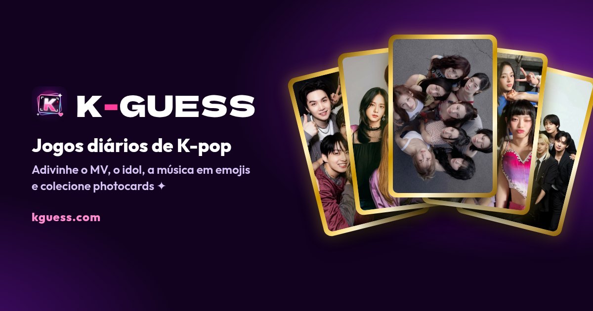 K-GUESS — Jogos diários de K-pop